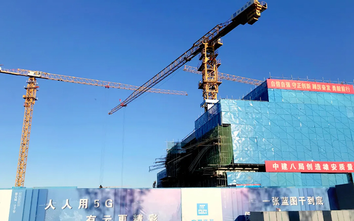 智能领航 | LETOU乐投塔机助建雄安智慧都会工业园