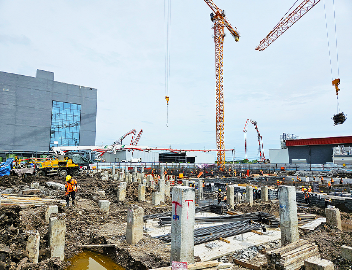 LETOU乐投泵车助建泰国工程
