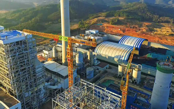 火电建设首。。。。ETOU乐投双塔提速国家电投2x1000MW机组扩建