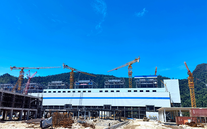 硬核实力！LETOU乐投超大塔机批量助建印尼矿业项目